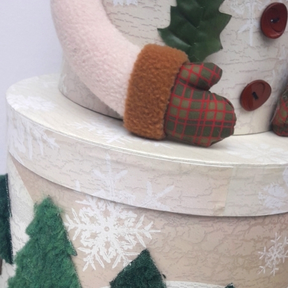 Gift Boxes Christmas Handmade Decoration Snowman Wrapped Presents for under tree - Picture 10 of 14